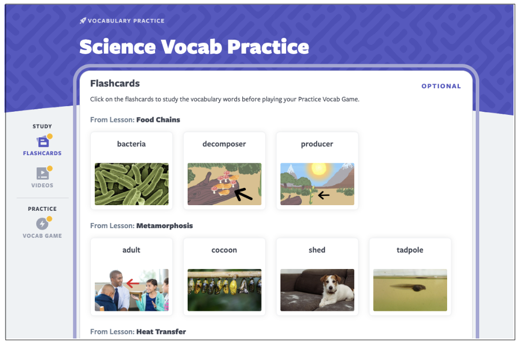 Creating Personalized Vocab Practice Assignments