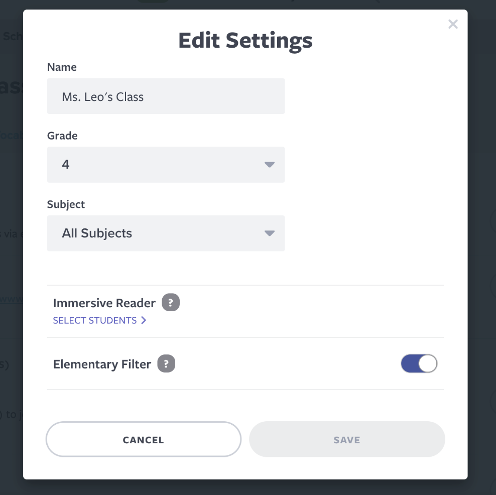 Managing Existing Classes