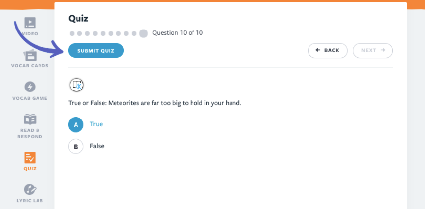 Using the Flocabulary Activities (Students)