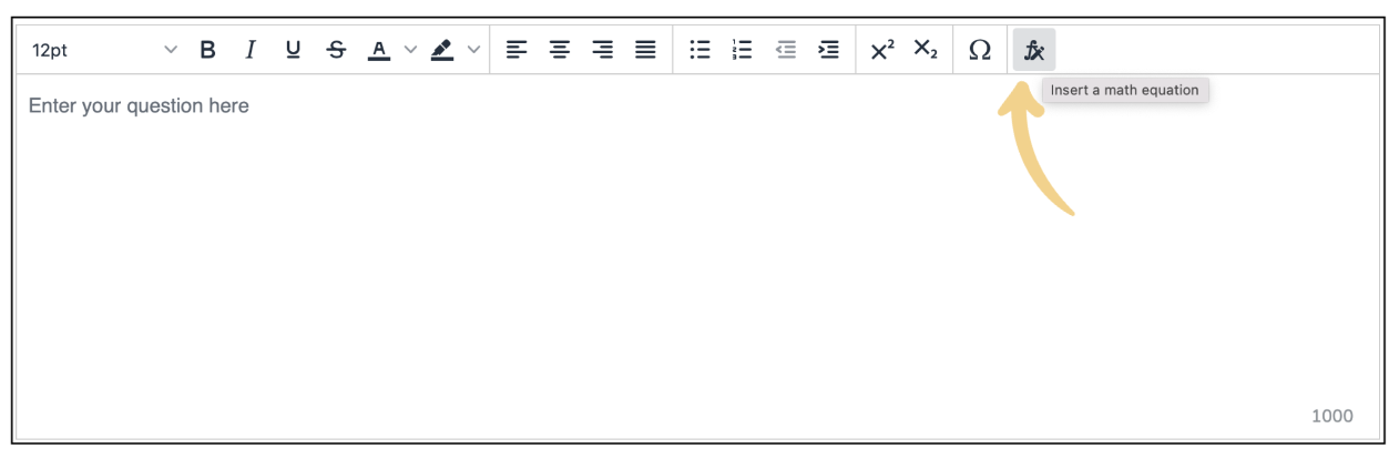 Math Formula Editor