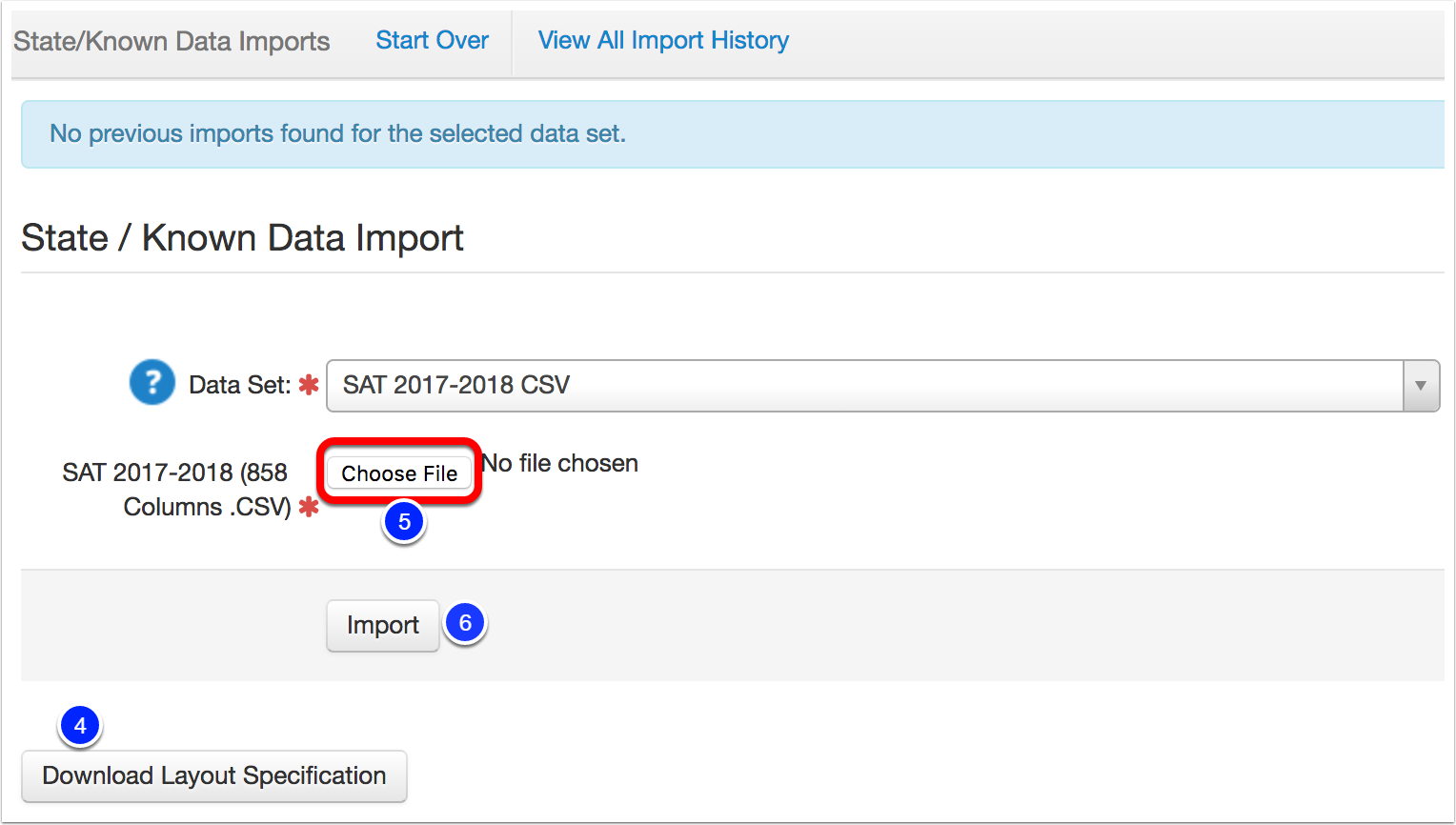 Upload Assessment Data through Assessment Data Imports
