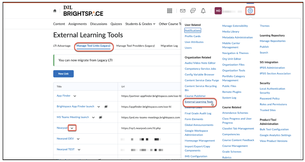 LTI 1.3 Brightspace by D2L