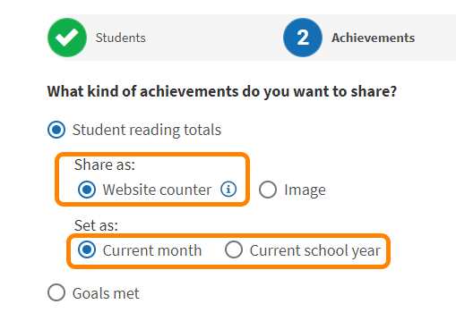 Creating Reading Snapshots