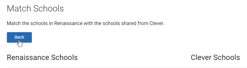 Clever Integration - Match Schools