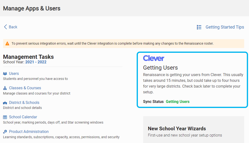 Clever Integration - Review School Year Dates and Get Users