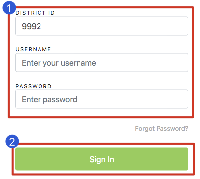 Enter Point Sheet Intervention Scores via Student Login