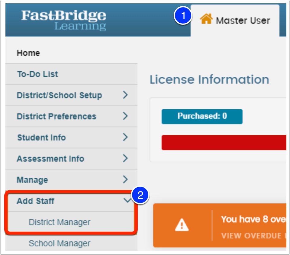 Add New District Managers