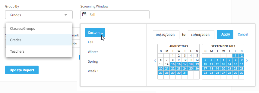 Star Screening Report