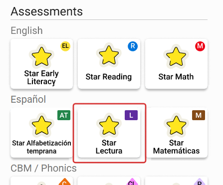 Taking a Star Lectura Test