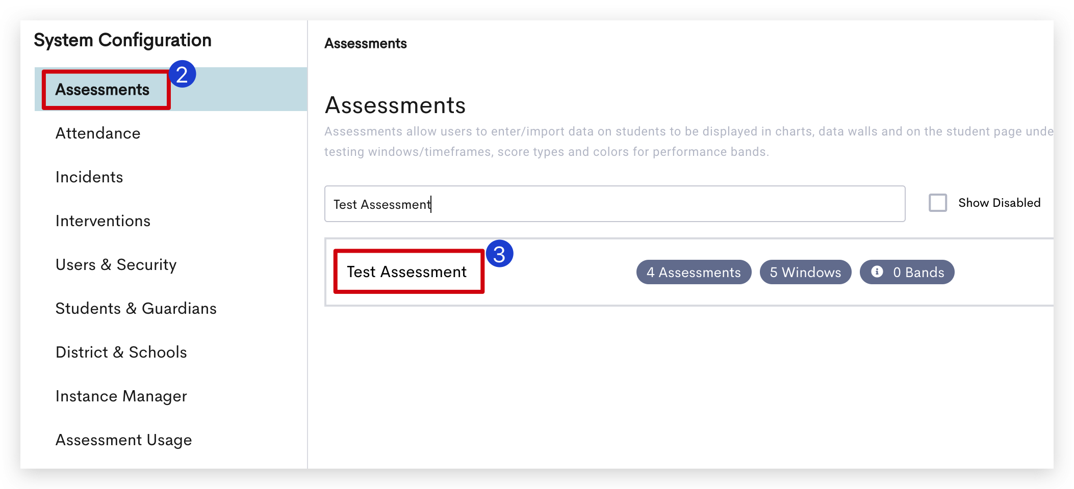 Assessment Calculation Types