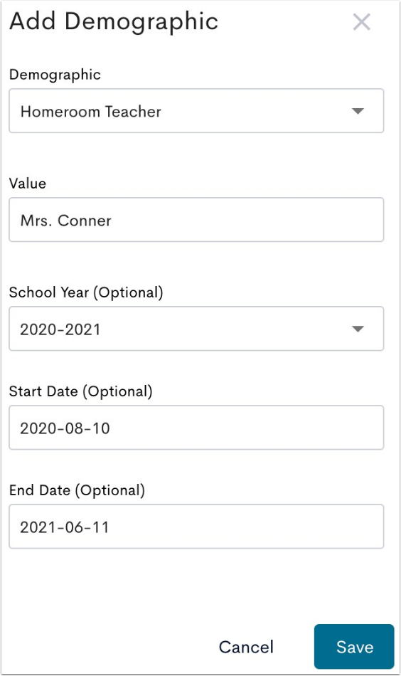 Managing Students Within a Demographic