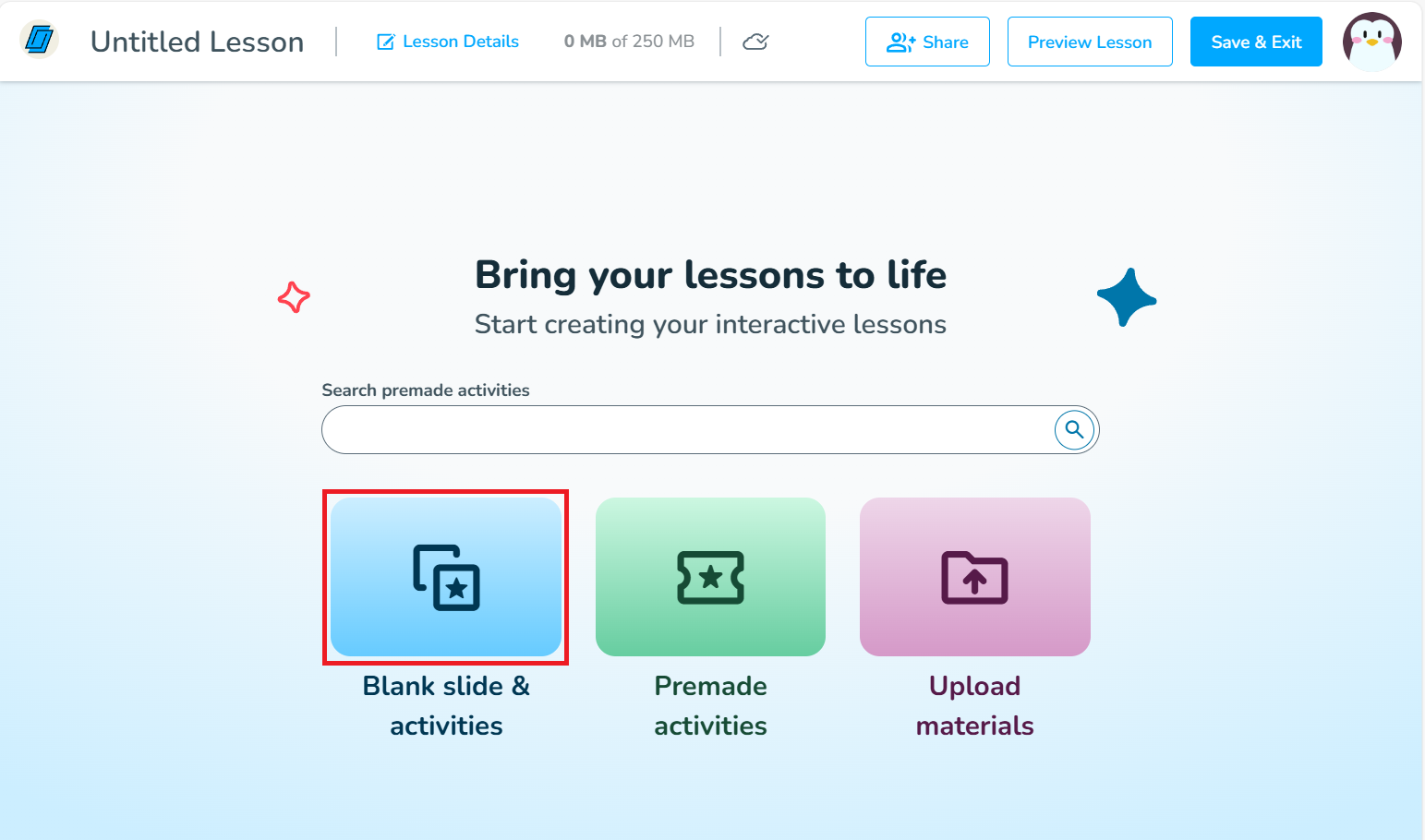 How to use a Slideshow in a Nearpod lesson
