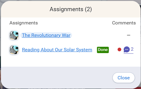 Assignments
