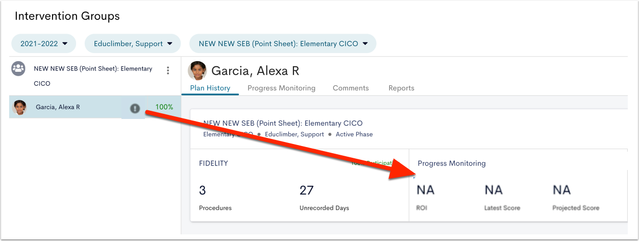 Access Intervention and Monitor Details