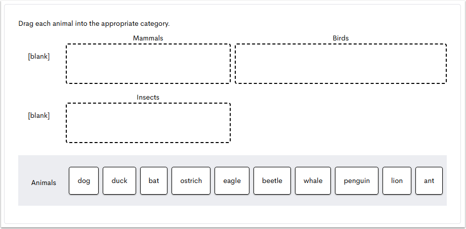 Create a Classification Item