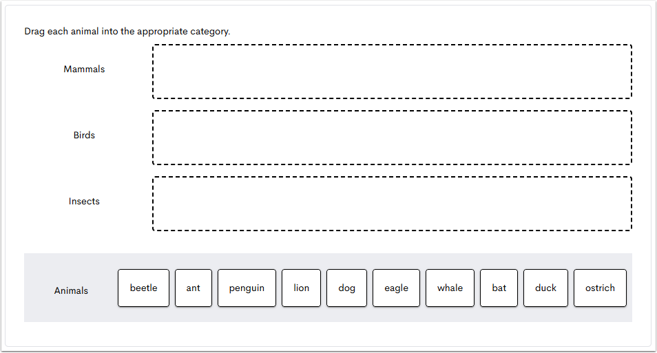 Create a Classification Item