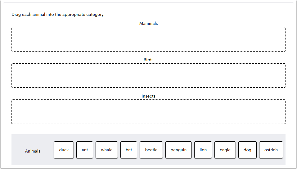 Create a Classification Item