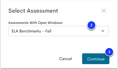 Entering Assessment Scores
