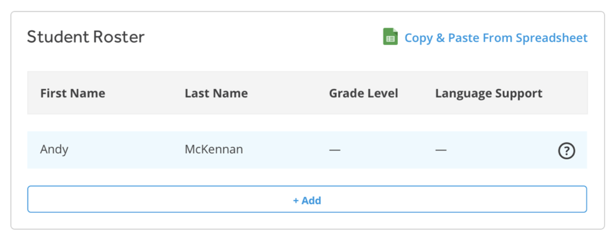 How do I create accounts for my students?