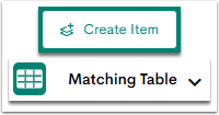 Create a Matching Table Item