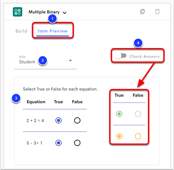 Create a Multiple Binary Item