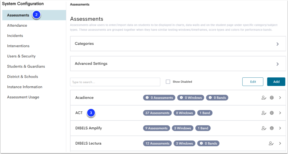 Identify Progress Monitoring Assessments
