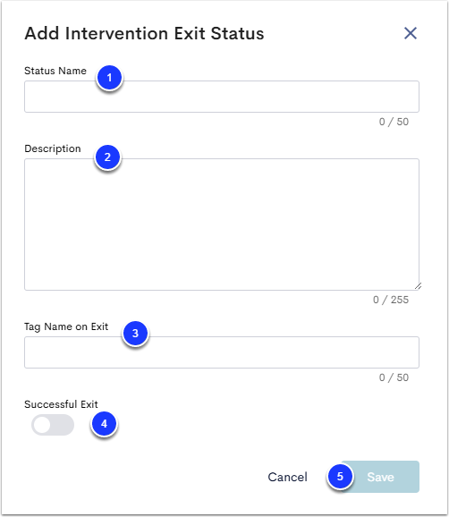 Configure Exit Statuses