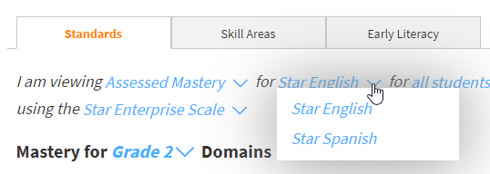 Monitor Student Mastery Dashboard