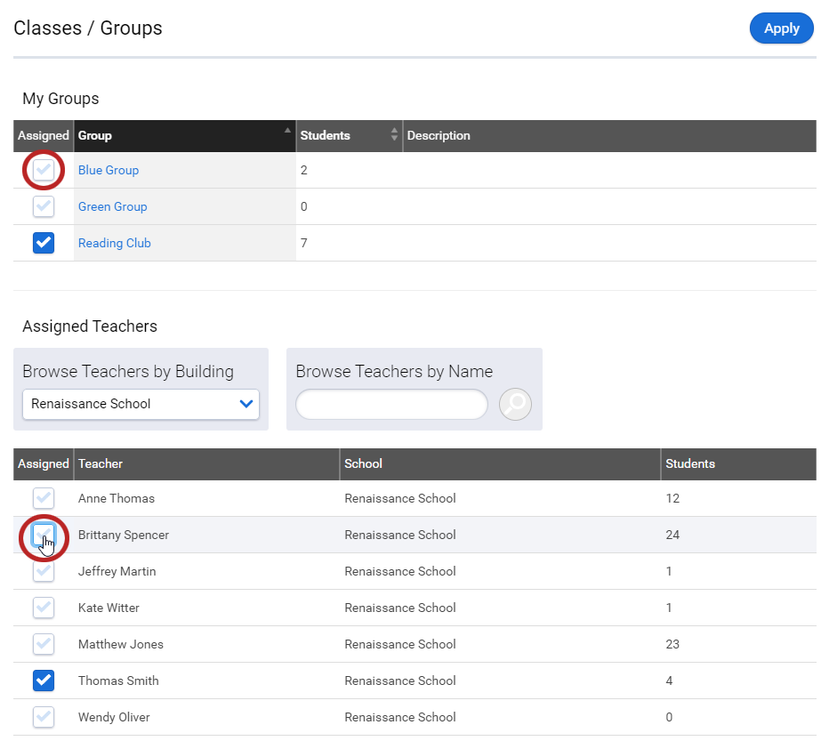 How to Remove Students from Classes and Groups (School Administrator)