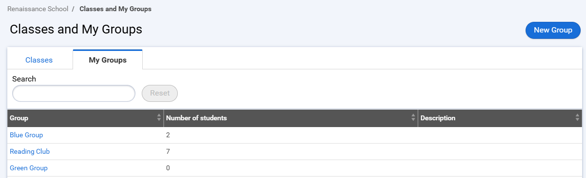 How to View Classes (School Administrator)