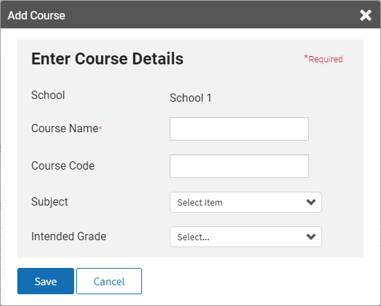 Add a New Class