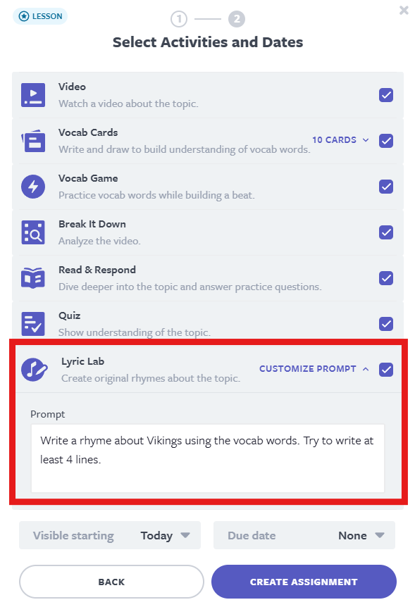 Using the Lyric Lab
