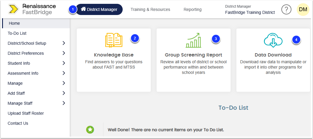 FastBridge Quick Links Overview