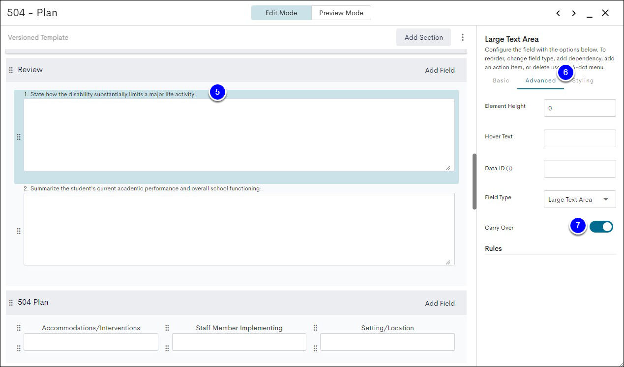 Carry Over smartFORMS to the Next School Year