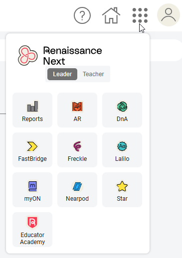 Quick Start for Renaissance Next for Leaders