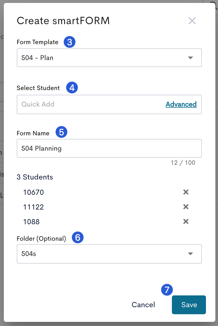 Creating and Accessing smartFORMS