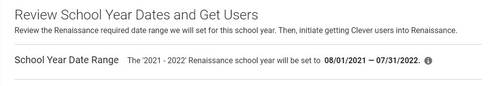 Using Clever with Renaissance Software