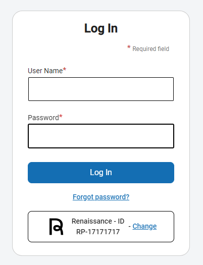 Logging In