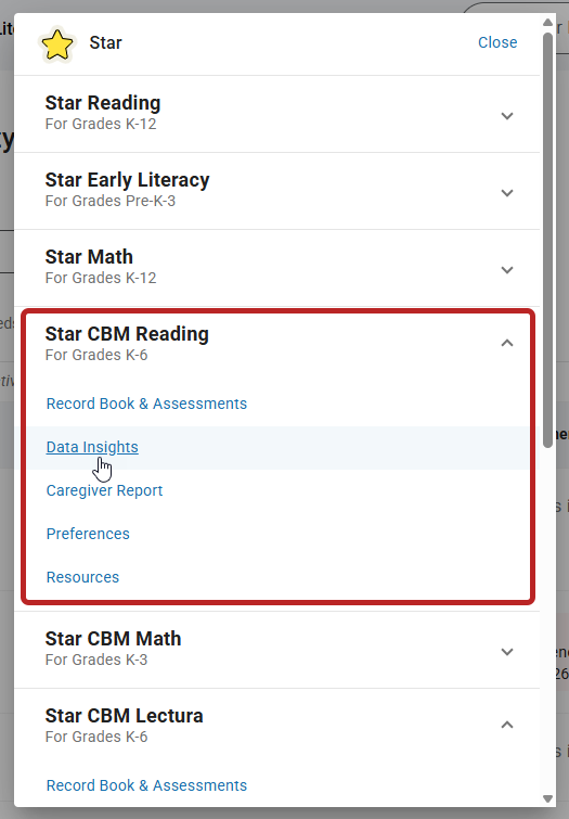 Star CBM Data Insights - Benchmark Transitions