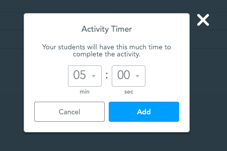 How to use a Timer in a Nearpod lesson