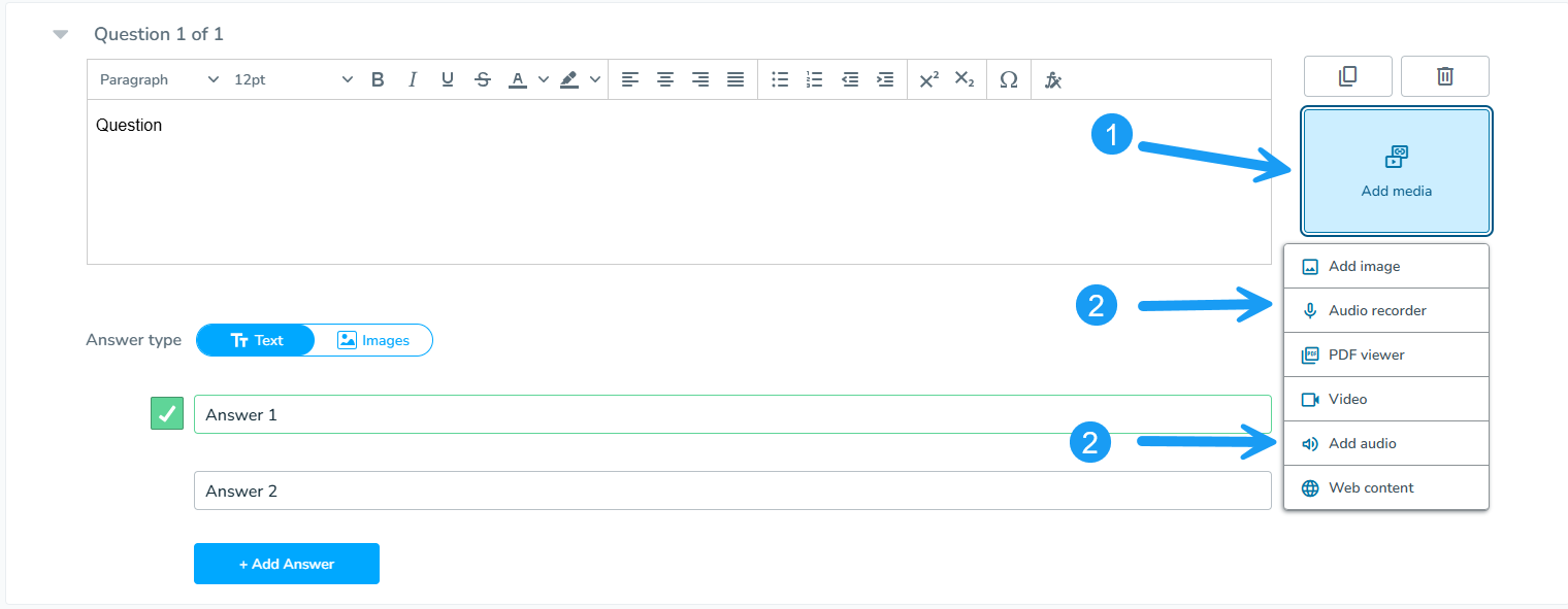 Add Audio to a Reference Media