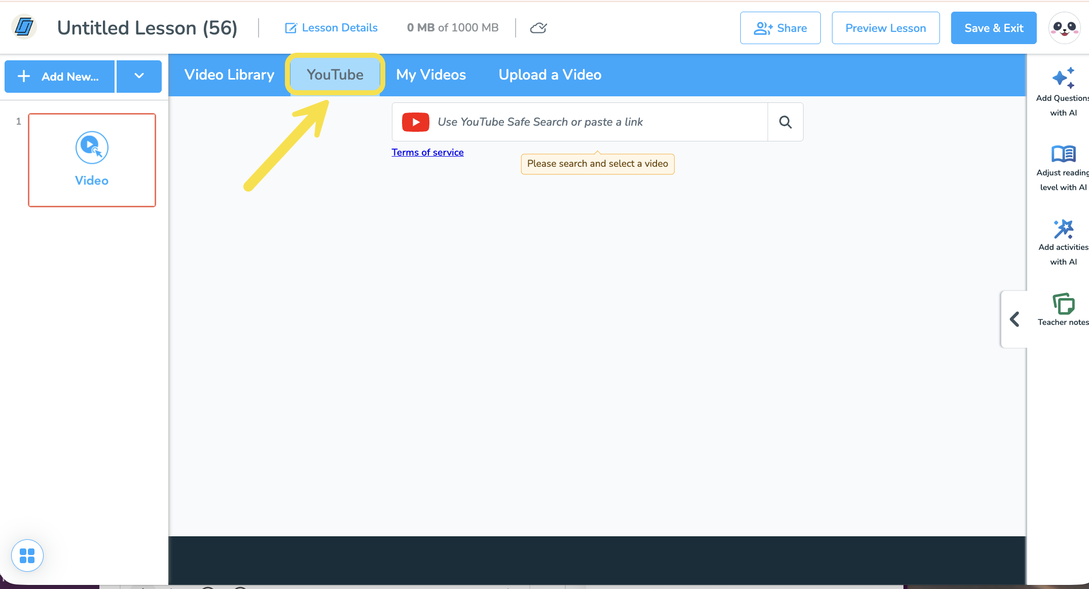 Create an Interactive Video