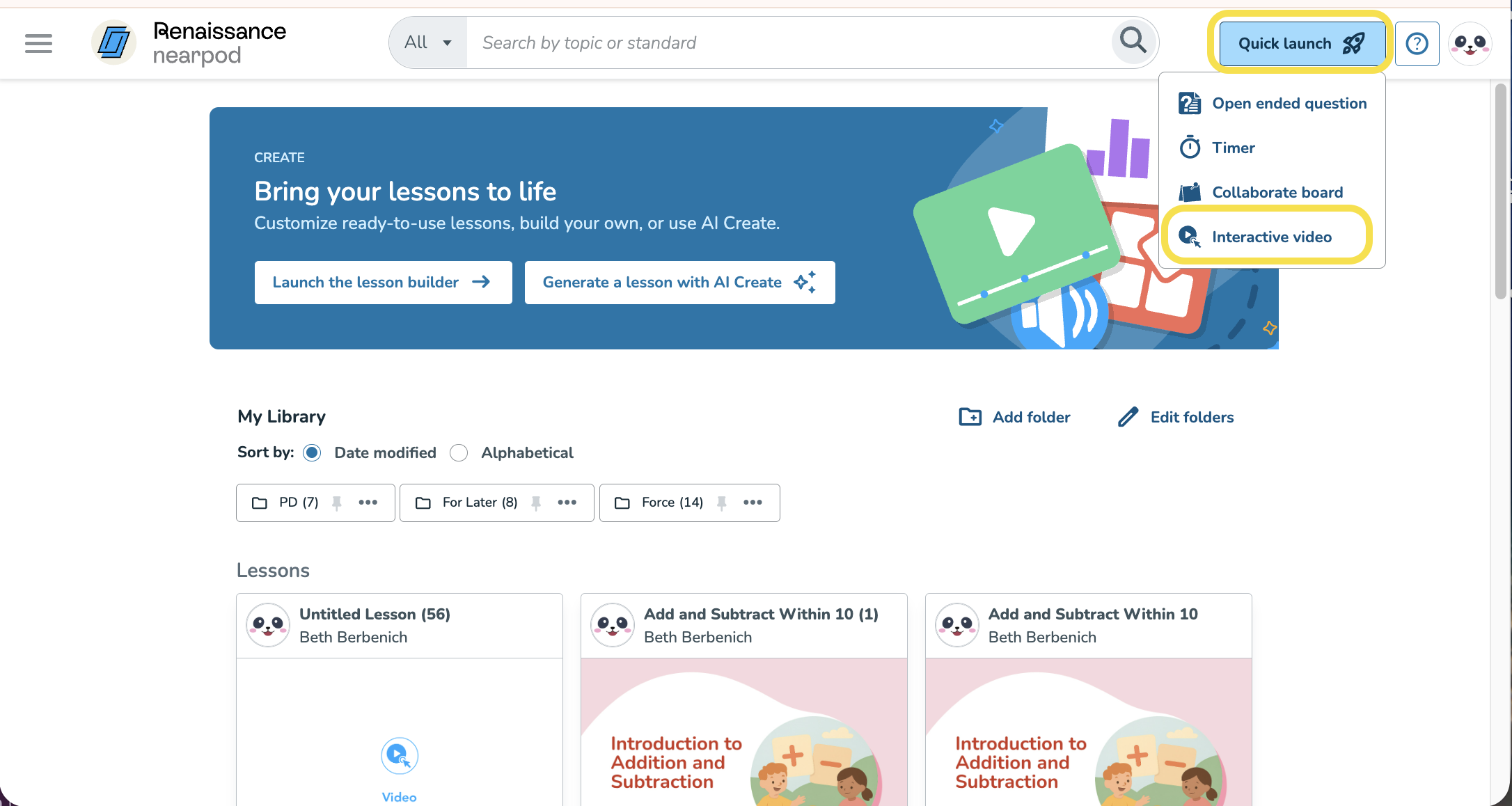 Create an Interactive Video
