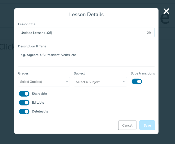 Create a Nearpod lesson