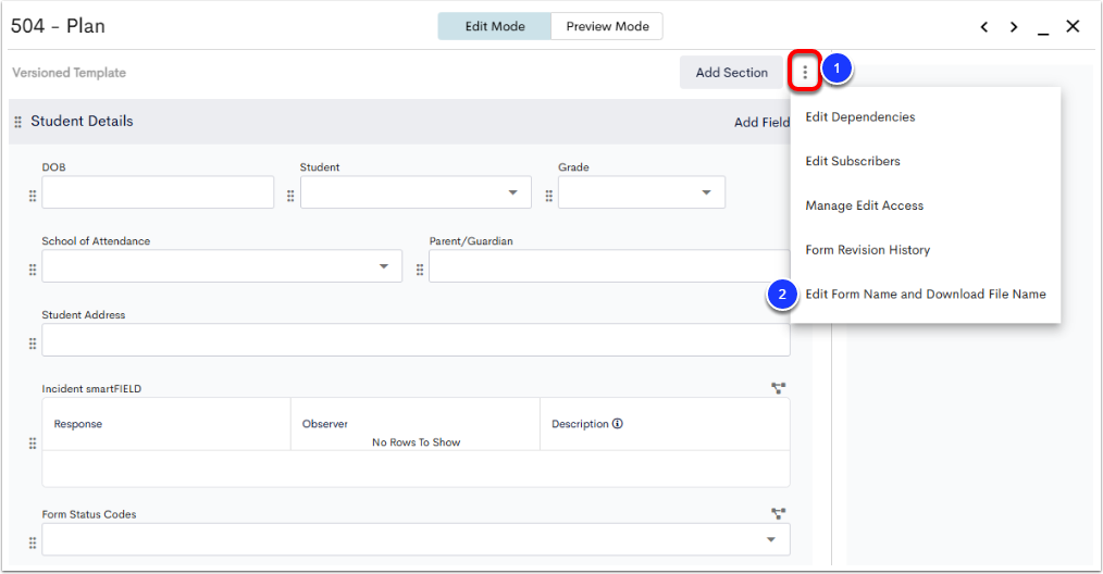 Creating a smartFORM Template