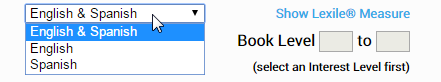 Searching for Books and Quizzes in AR Bookguide
