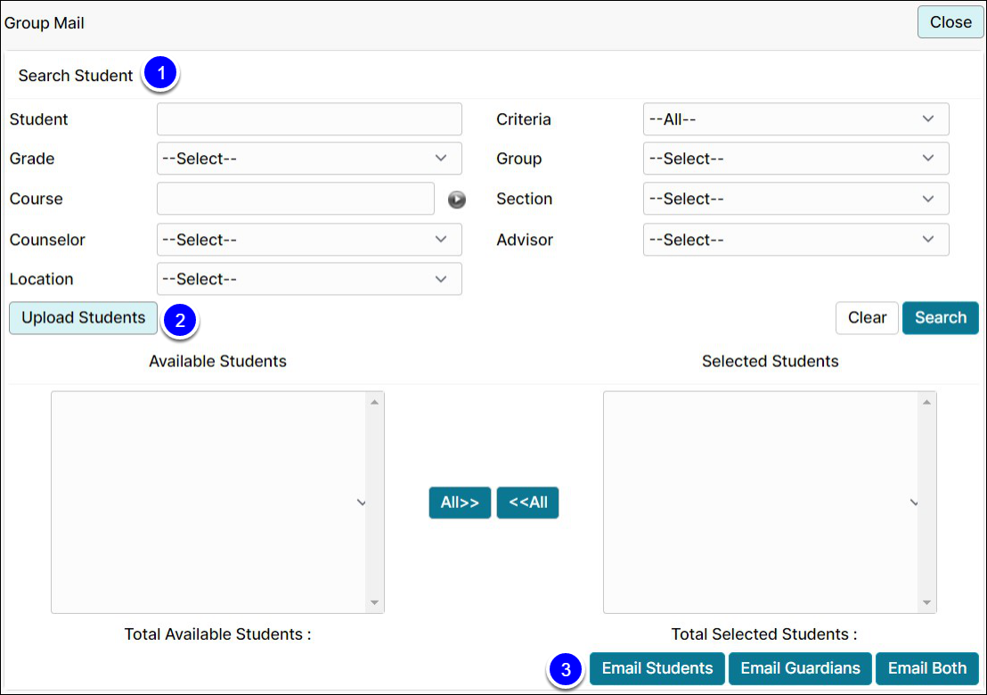 Main Interface Navigation
