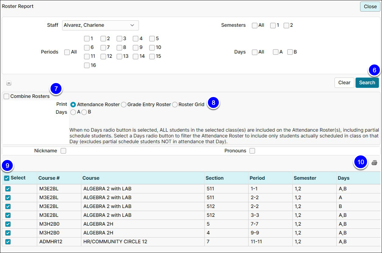 Manage Substitute Assignments