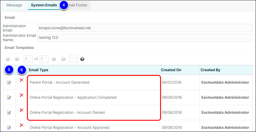 Customize Automatic Email Templates