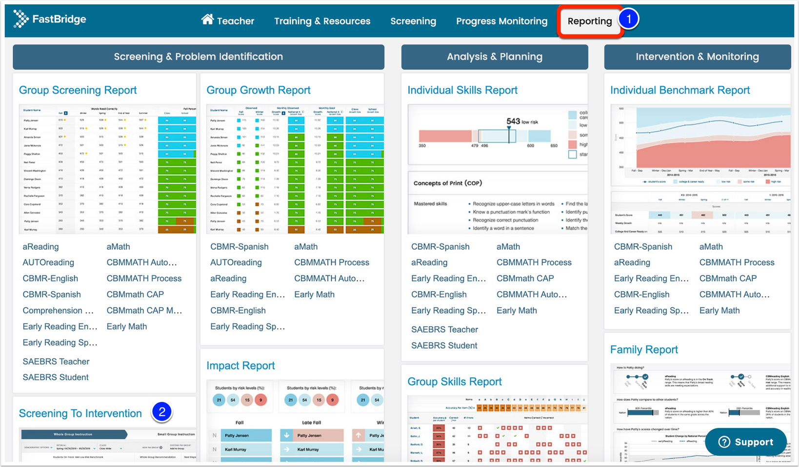 Quantile Scores in FastBridge